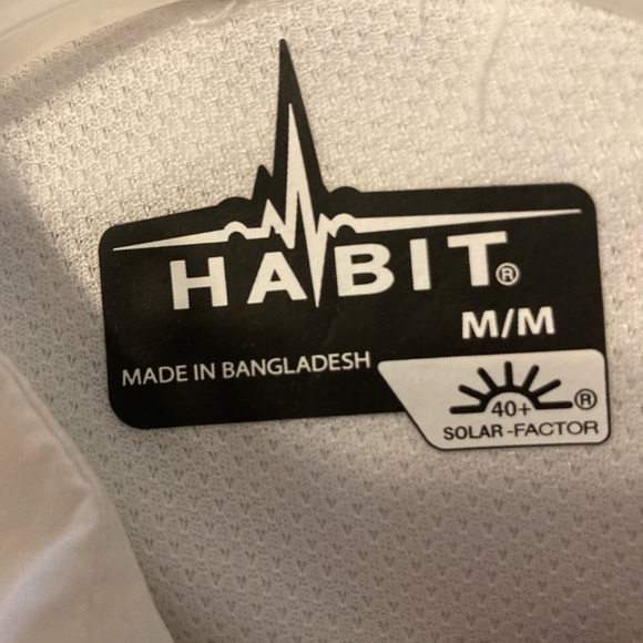 NWT Habit solar factor men’s button front long sleeve shirt - Picture 5 of 8